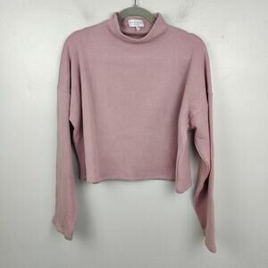 Ripley Rader Sweater Knit Funnel Neck Top Womens‎ 2 Small Lilac Pink Preppy